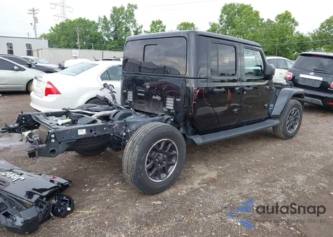 2022 Jeep Gladiator Overland 4X4 from USA, damaged, VIN 1C6HJTFG8NL168519